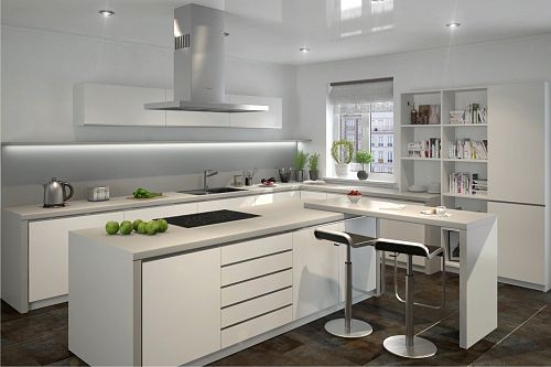 1110/S Белый (Столешница 4100х600) 1110/S Белый (Столешница 4100х600)